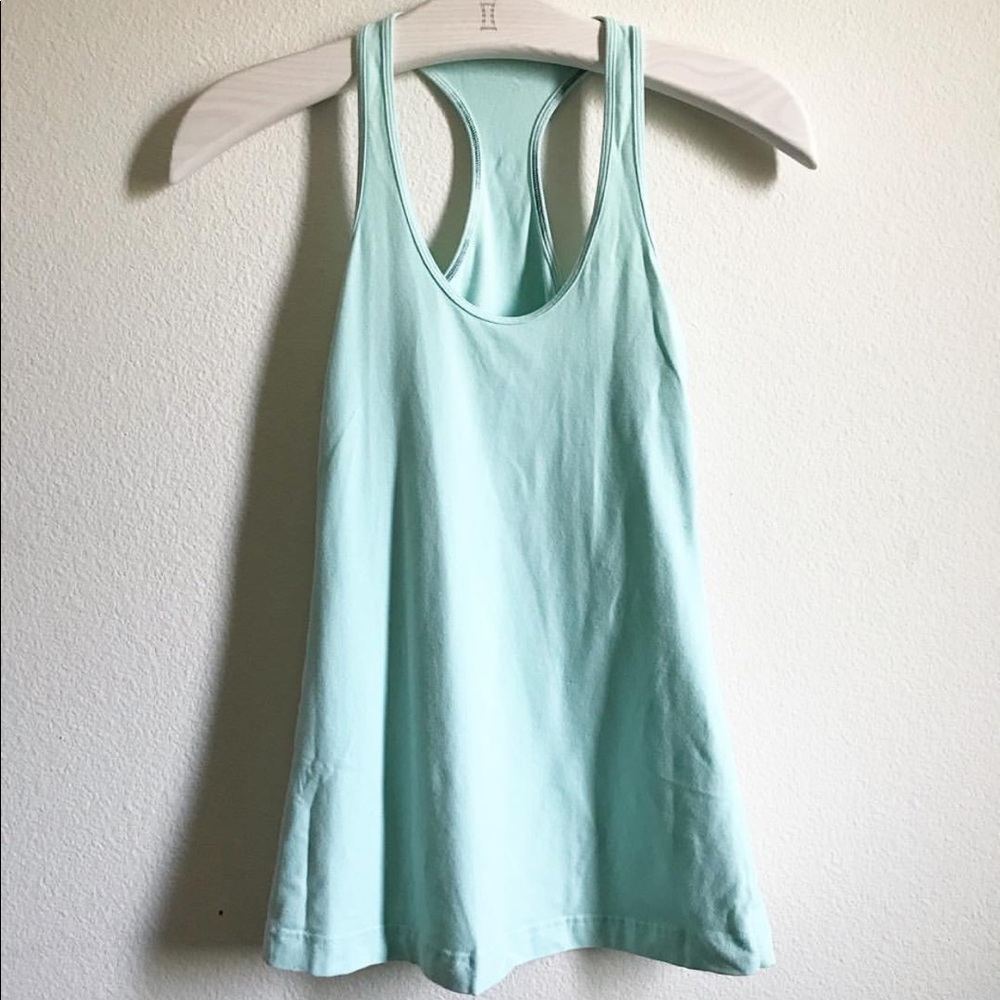 Lululemon Cool Racerback in Mint Moment